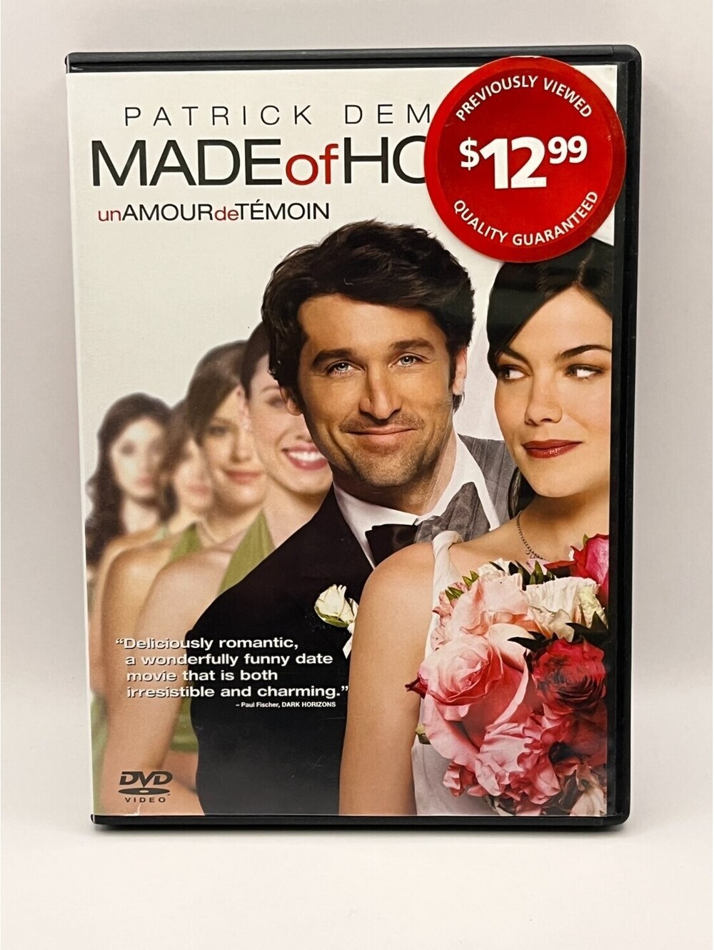 Made Of Honor DVD Widescreen Patrick Dempsey 2008 Comedy Paul Weiland